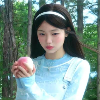 树林里的粉红色